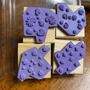 Stampin’ Up! FRESH FILLERS 4 piece rubber stamp set